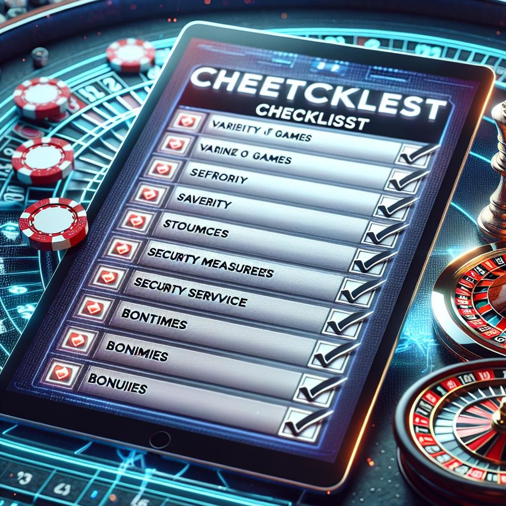  Checklist para evaluar un casino al que llegas desde SportyTrader